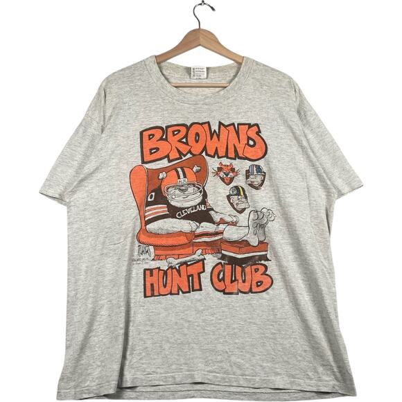 Vintage 1995 NFL Cleveland Browns "Hunt Club" Tee XL